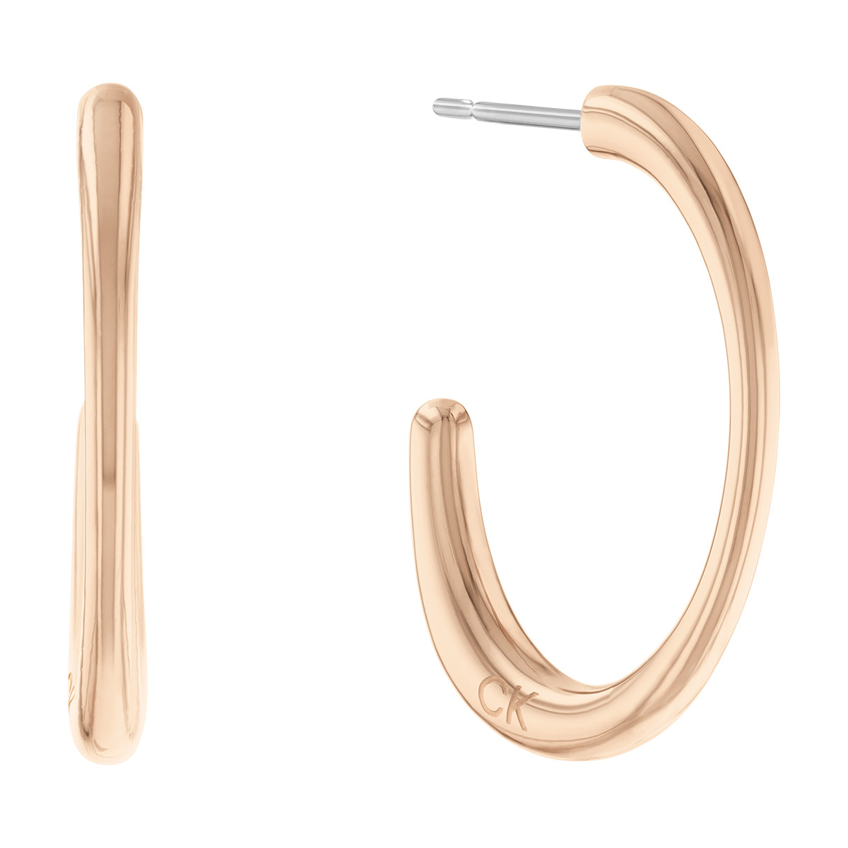 Boucles d'oreilles CALVIN KLEIN acier doré