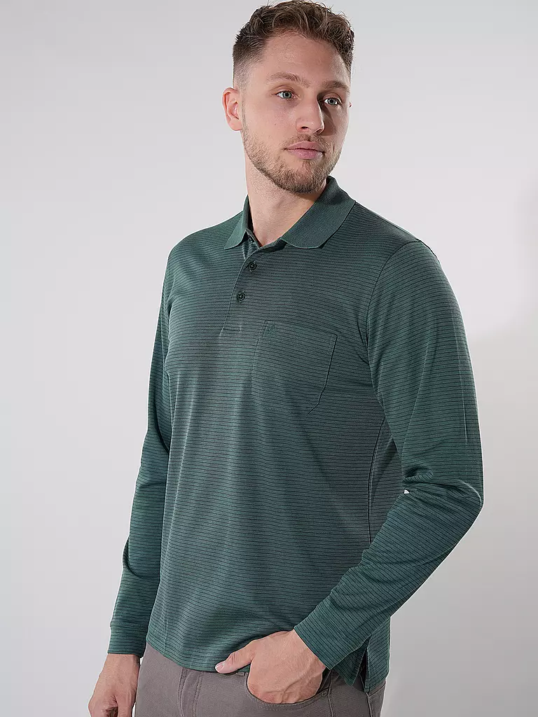RAGMAN Poloshirt grün