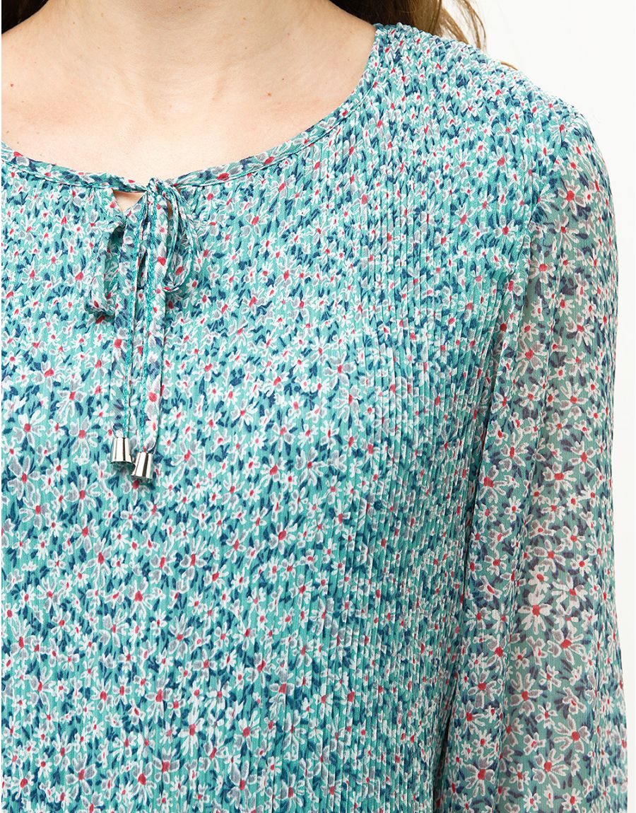 Robe en voile verte