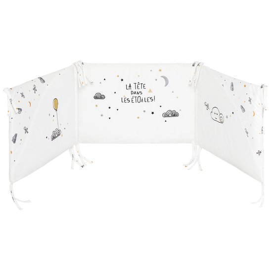 Etoiles Filantes Tour de Lit adapatable   Blanc        de               Little Band