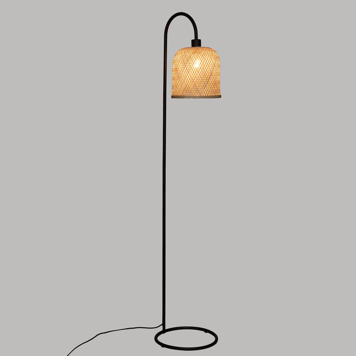 LAMPADAIRE DROIT ALICANTE NOIR H.159CM