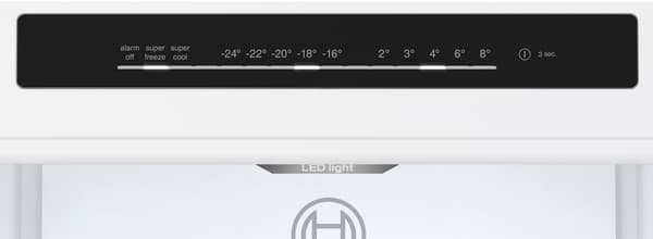 Bosch Serie 4 kølefryseskab KGN362LDF (inox-look)