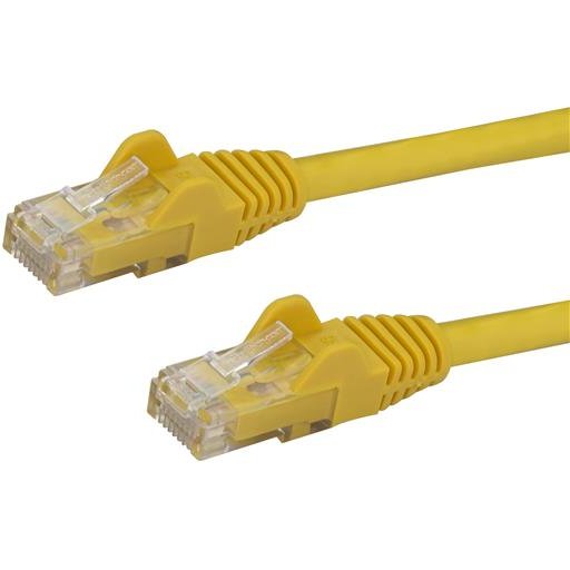 StarTech.com N6PATC10MYL câble de réseau Jaune 10 m Cat6 U/UTP (UTP)
