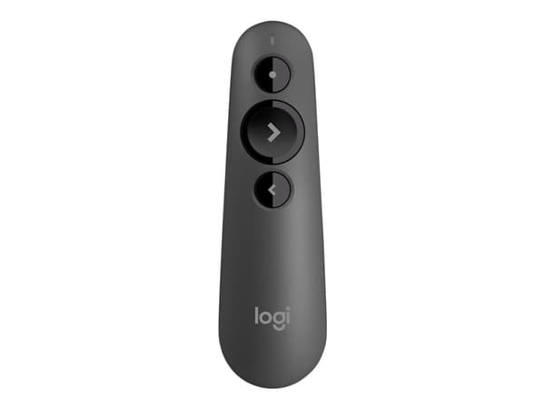 Logitech R500 - Fjernkontroll for presentasjon - 3 knapper - grafitt