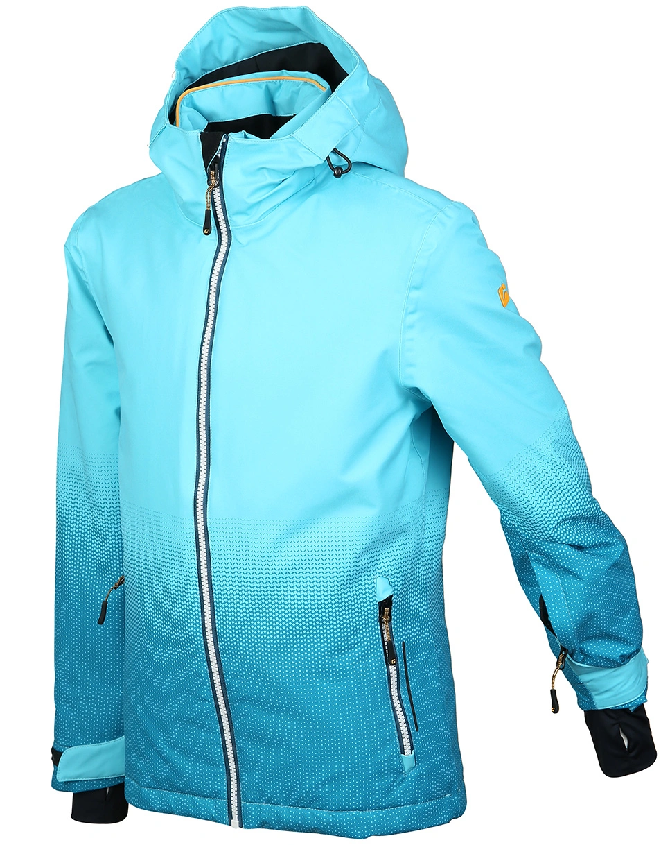Funktionsjacke KSW 183 GRLS SKI in helltürkis/schwarz