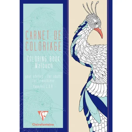 Clairefontaine Malbuch für Erwachsene Natur, 24 Blatt