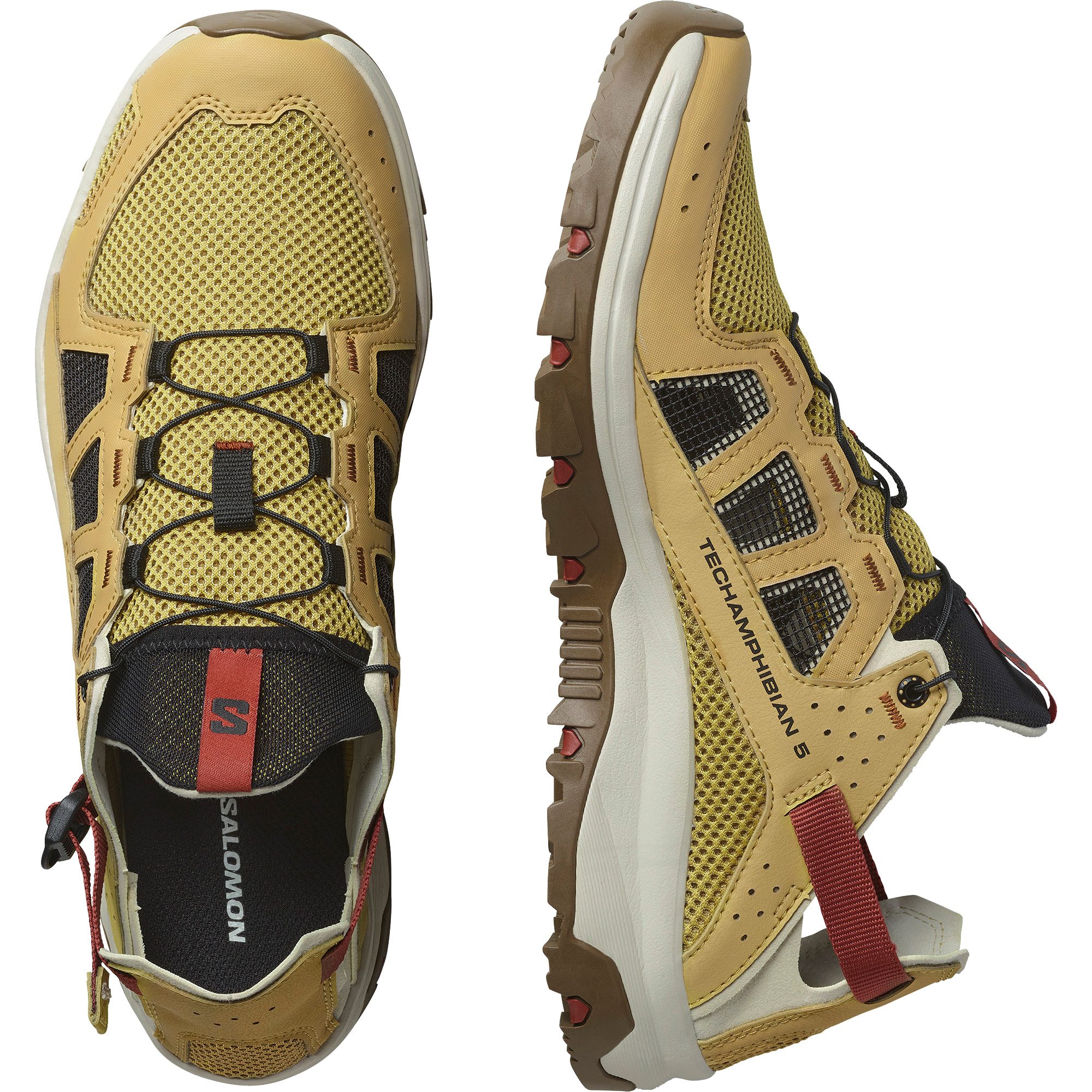Salomon Techchamphibian 5 Trekkingsandalen Herren antique gold
