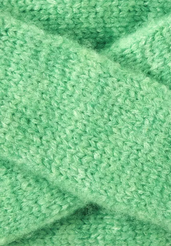 Strickmix Stirnband - fresh gentle green melange