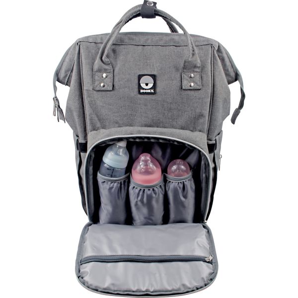 Dooky Diaperbackpack Large Grey Melange