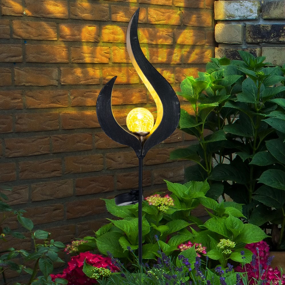 2er Set LED Solarleuchten für den Außenbereich