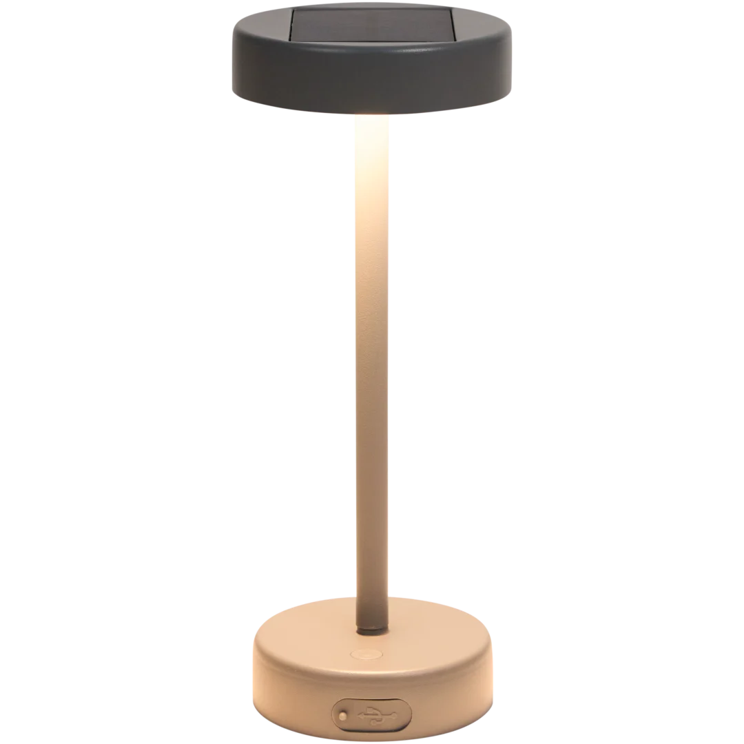 Lampe de table solaire