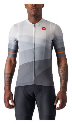 Maillot Manches Courtes Castelli Orizzonte Gris