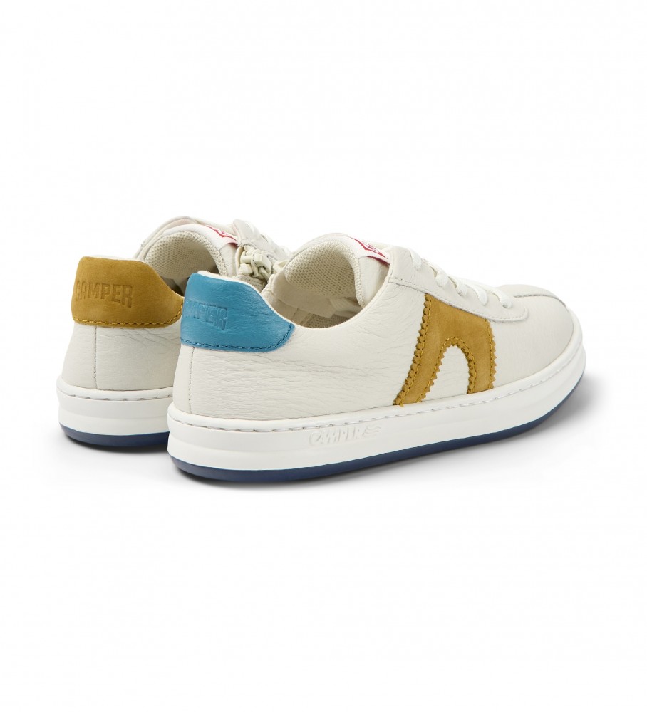 Tênis de couro Camper Runner Four Twins, branco