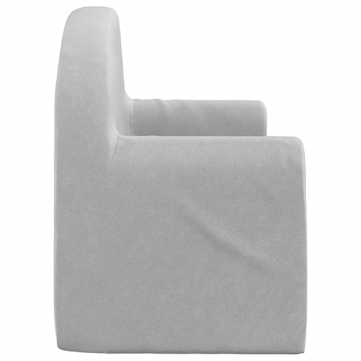 vidaXL Canapé pour enfants 2 places - Gris clair