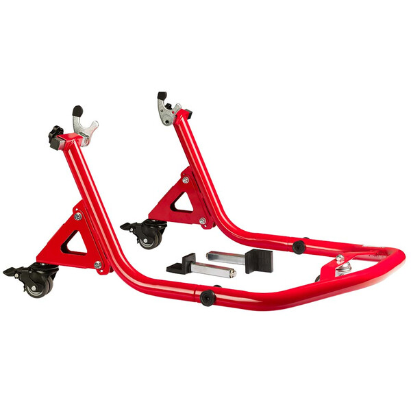Dafy Moto - Béquille mobile 360° arrière Rouge