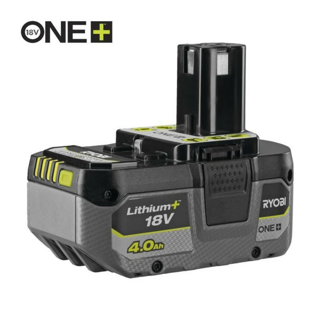 1 batterie lithium+ 18v - 4,0 ah compacte et 1 chargeur rapide 2,0 a