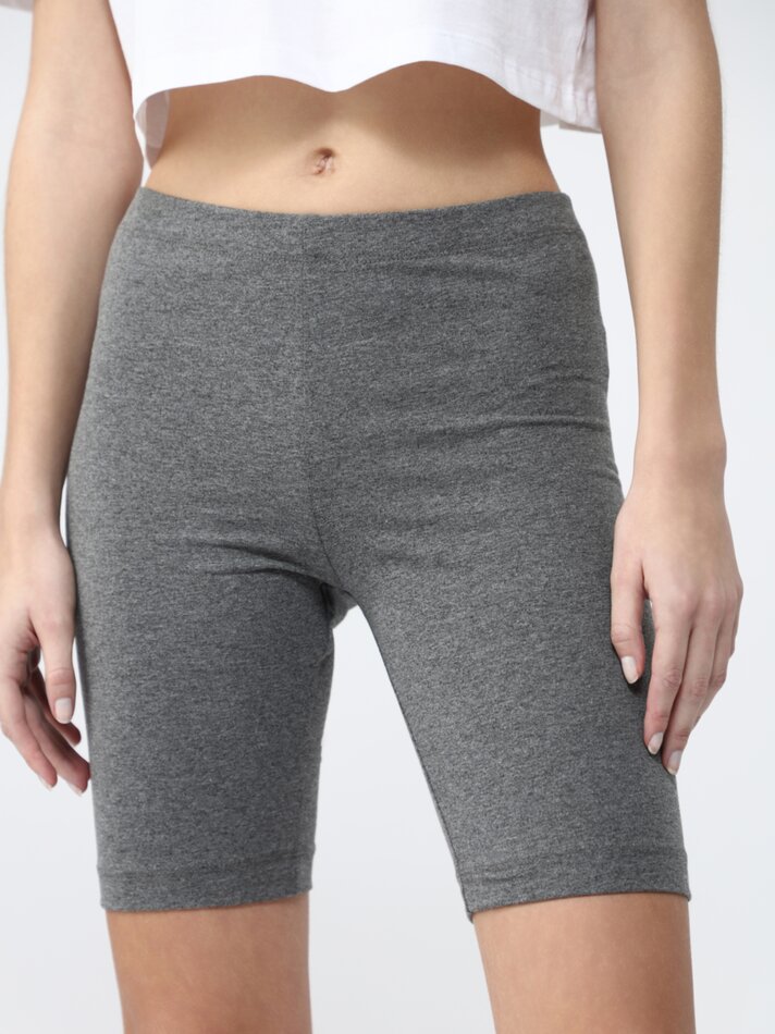 Calça legging de ciclismo - Cinza antracite