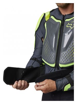 Veste Protection Fox Titan Sport Gris/Vert Fluo