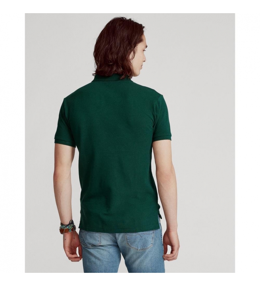 Ralph Lauren Polo de piqué Slim Fit verde