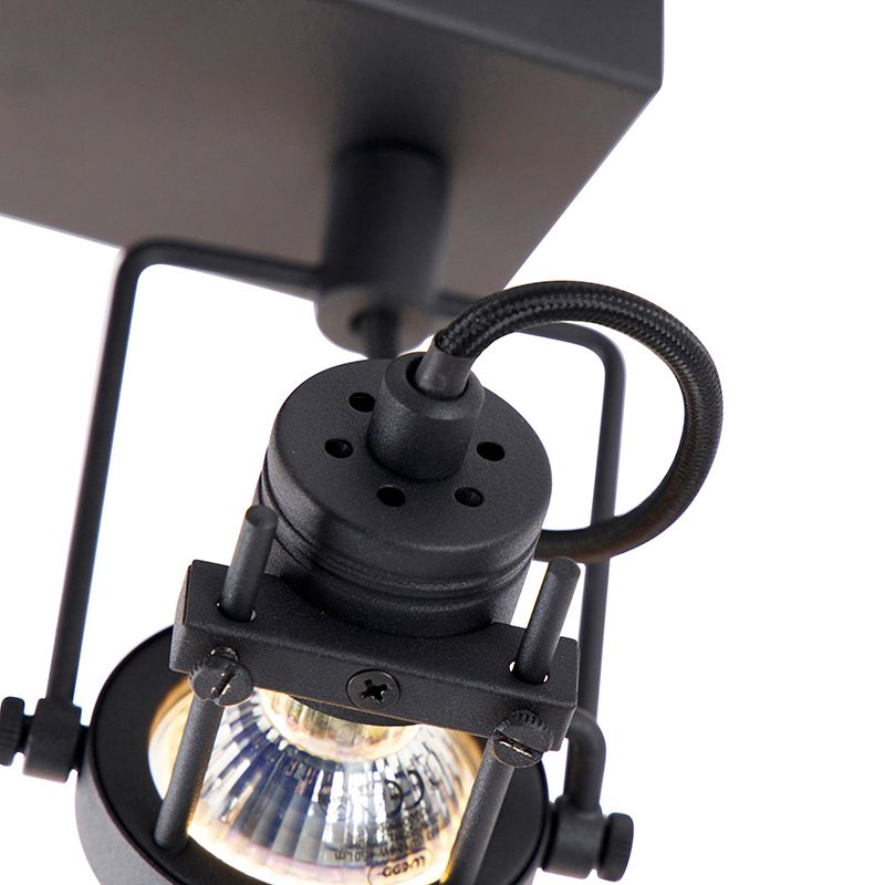 Smart spot zwart 3-lichts incl. Wifi GU10 - Suplux