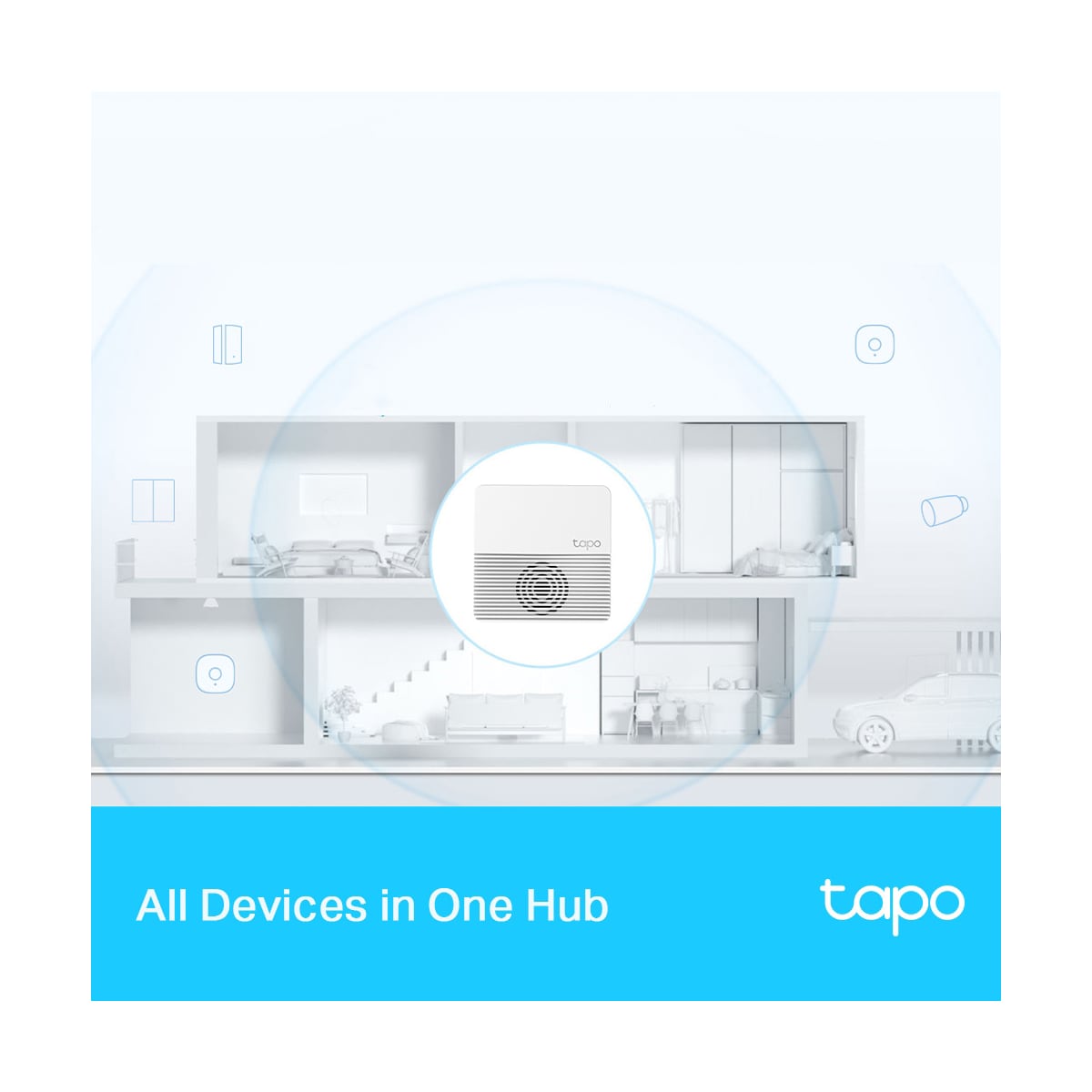 TP-Link Tapo H200 IoT Smart hub med ringerklokke