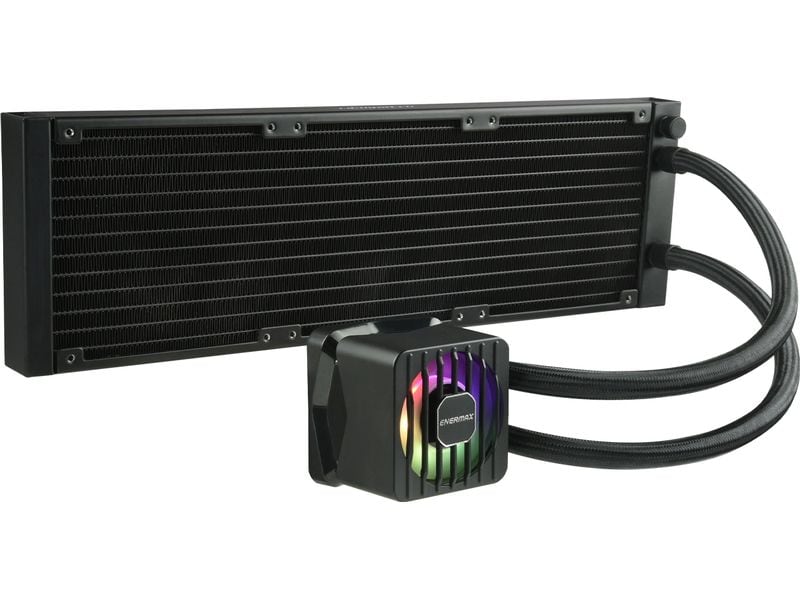 Enermax Wasserkühlung LIQMAXFLO SR 360 AIO-Wasserkühlung mit erweiterter Xtreme-Zweikammerpumpe