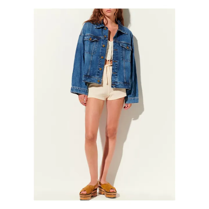 Sessùn Veste Costello | Vintage blue denim
