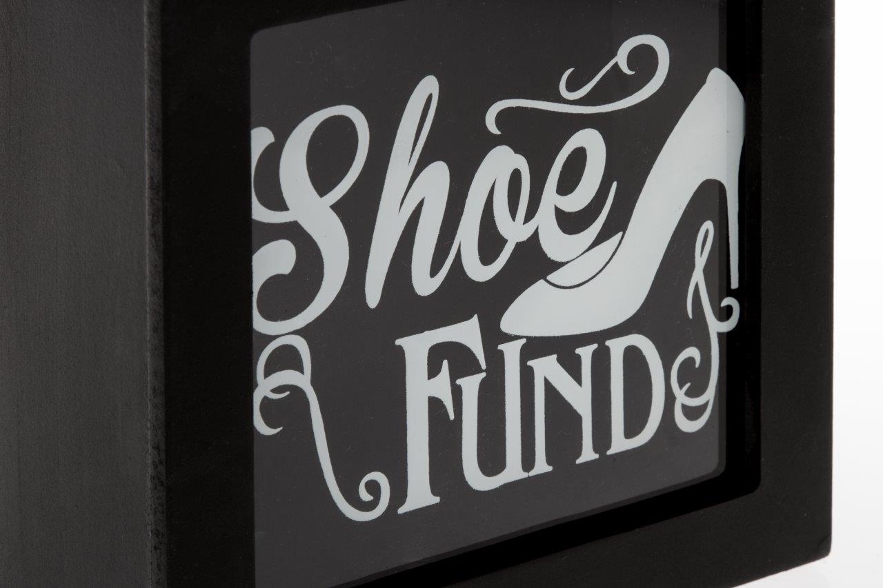 Spardose SENNA - schwarz - Shoe Fund