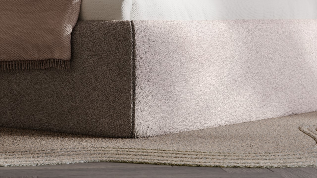 Bed Cove - Wool look off white