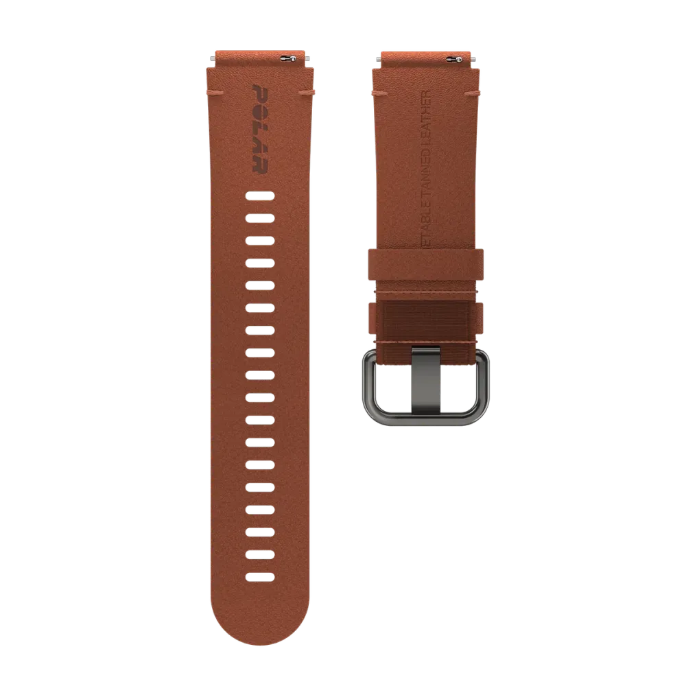 Polar Lederarmband, 20 mm 54,90 € Verleihe deiner Polar Uhr mit dem schicken Lederarmband einen Hauch von Stil und Eleganz. Der elastische Bereich unter dem Verschluss sorgt für sicheren Sitz am Handgelenk. Dank der Schnellwechsel-Federstege lassen s
