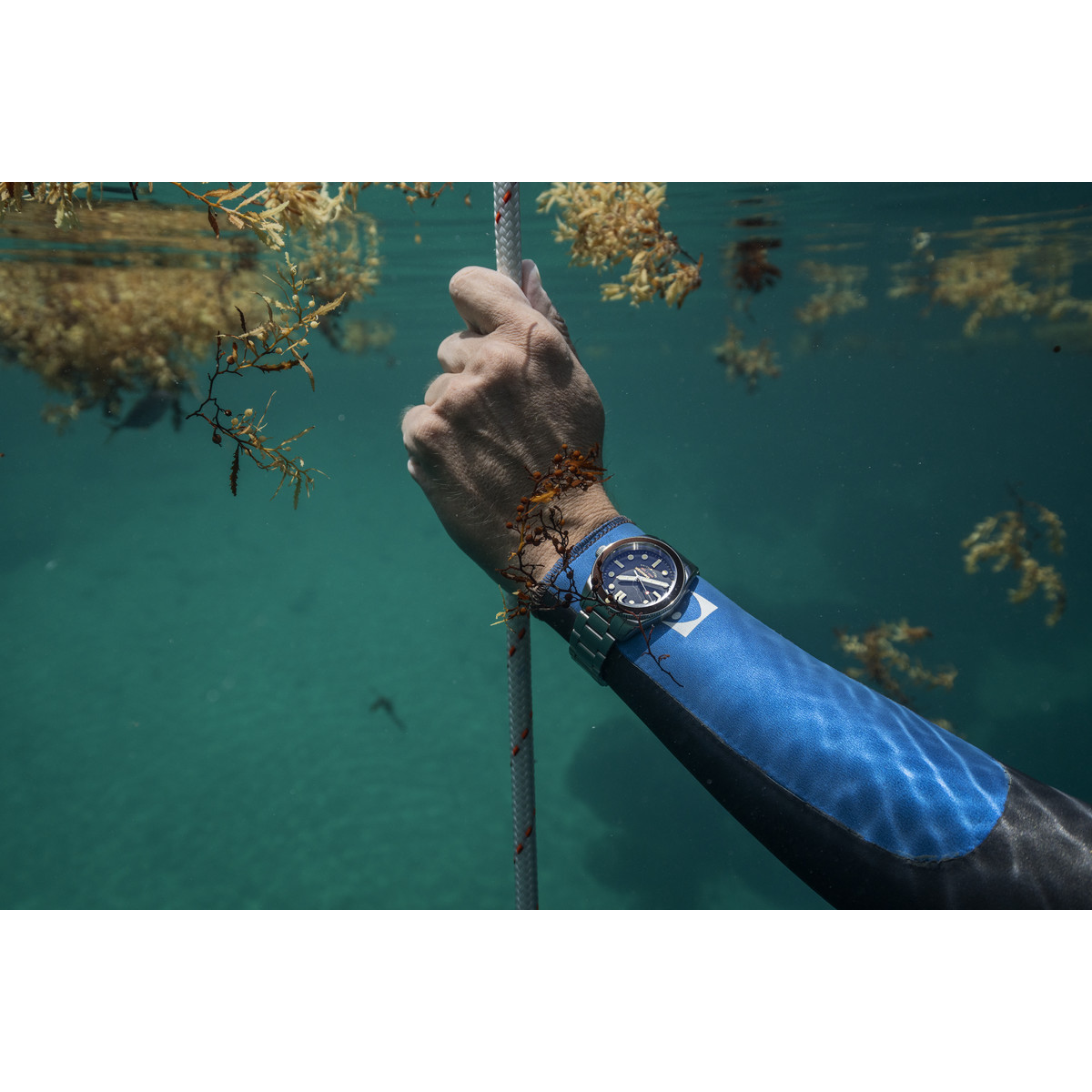 Montre coffret Spinnaker Croft homme automatique bracelet acier et nylon