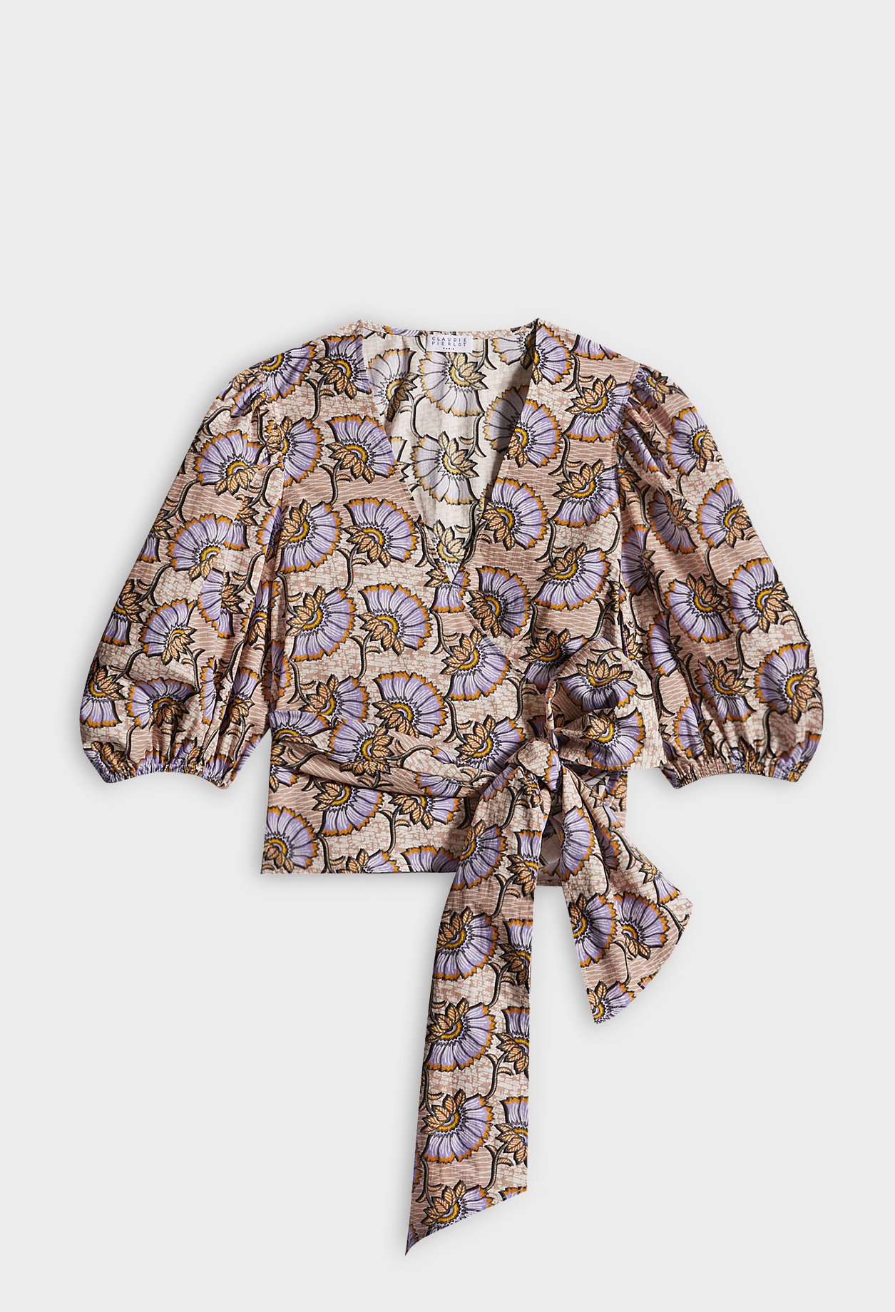 Blouse fleurie en coton biologique
