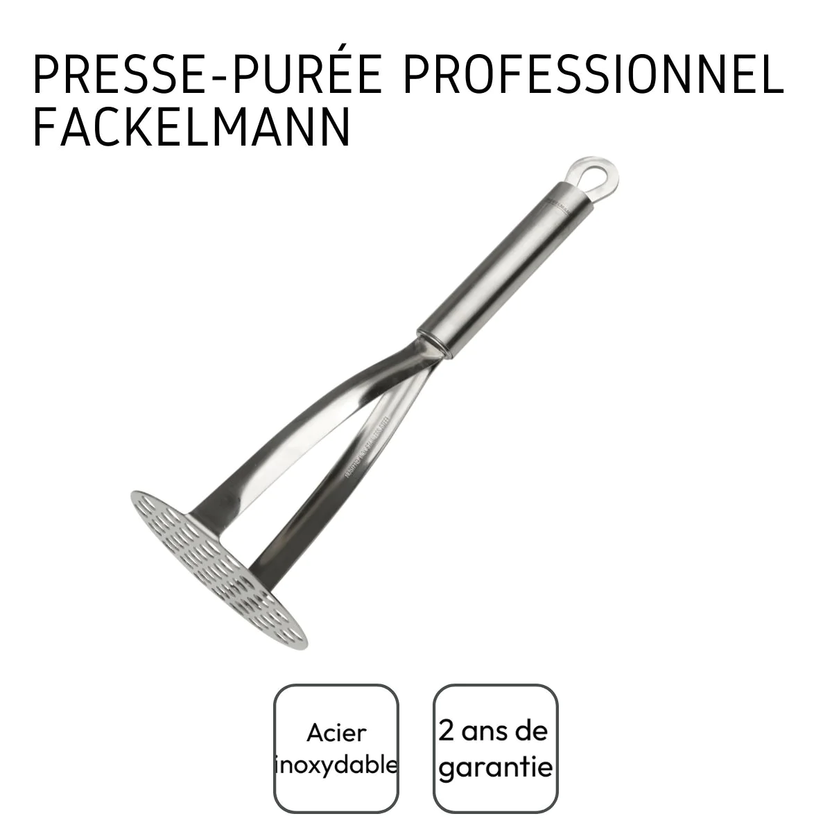 Presse purée professionnel inox Ovale Fackelmann