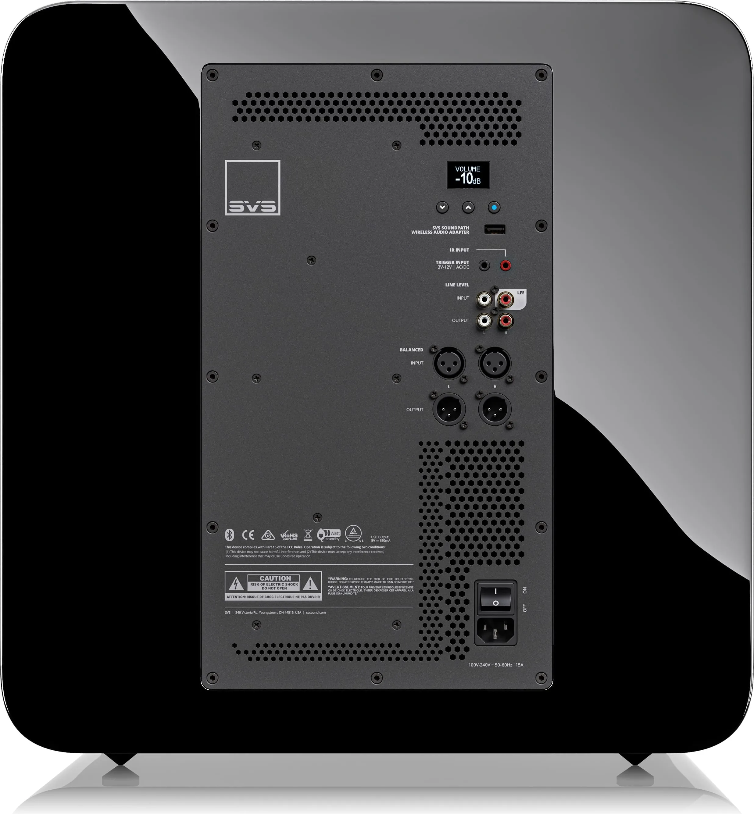 SVS SB-17 Ultra R Evolution Noir laqué Caissons de basses