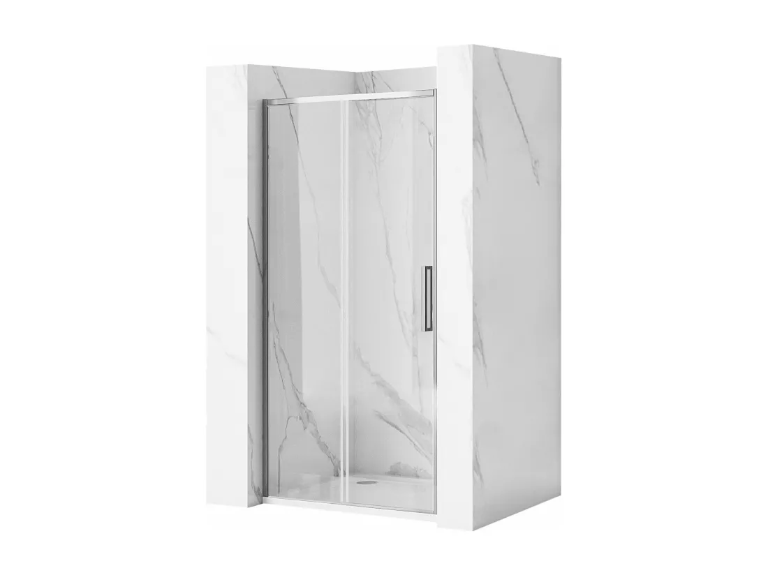 Porte De Douche Coulissante Rea Rapid Slide 130 Chrome