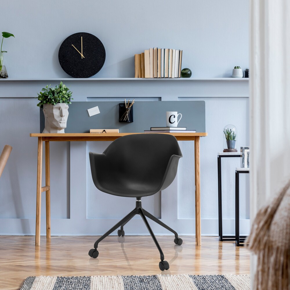 Home Office Bürostuhl OSLO Kunststoff mit Armlehnen hjh OFFICE