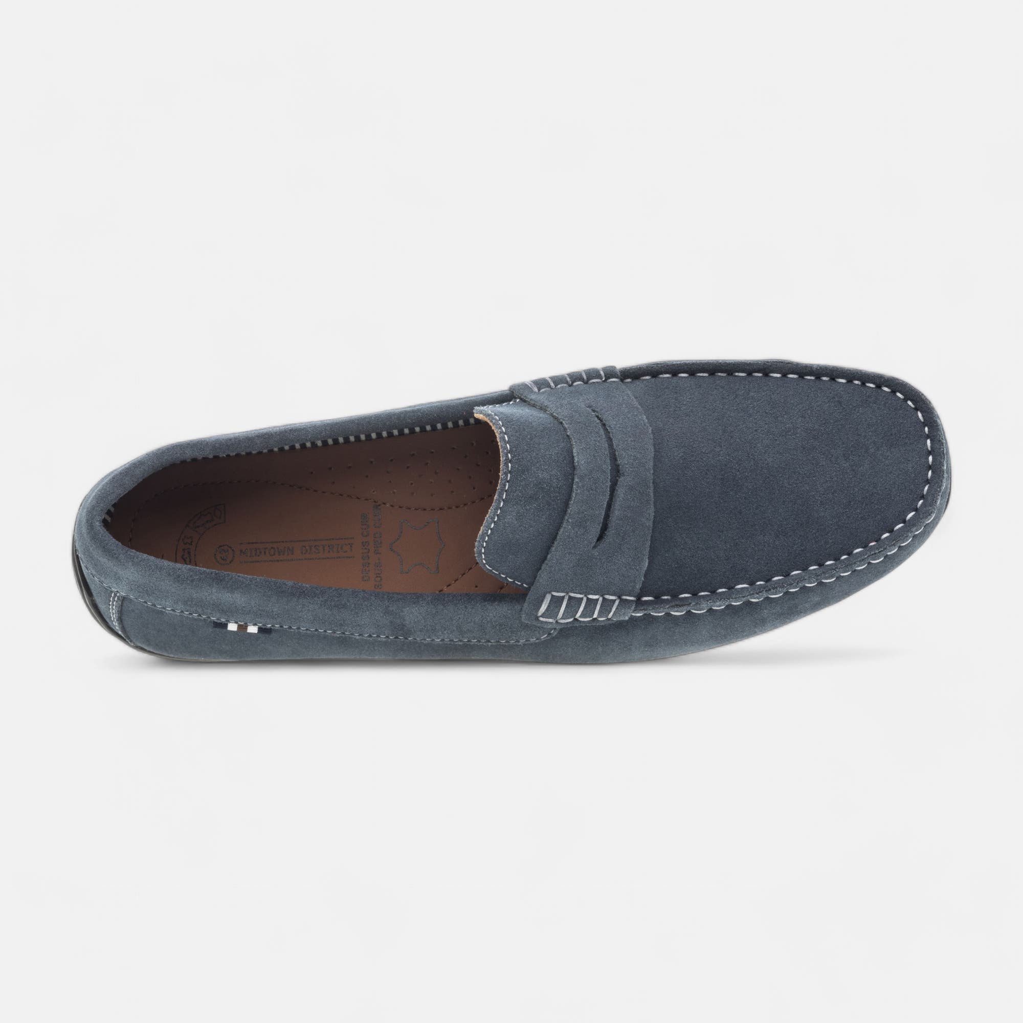Mocassins Homme en cuir jeans