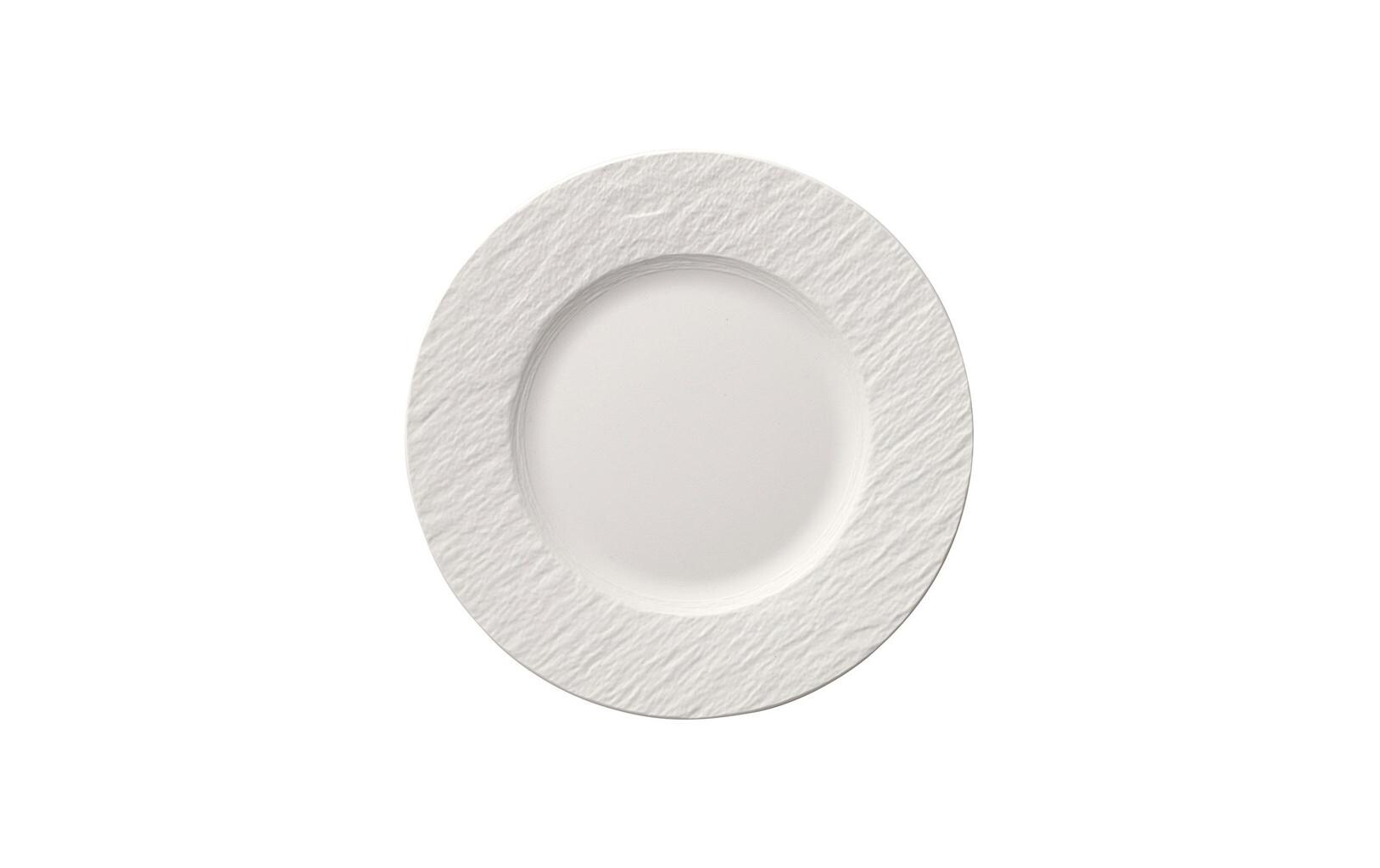 Frühstücks- & Dessertteller Manufacture Rock 6 Stück, Weiss<br>Teller für Frühstück und zum Kaffee