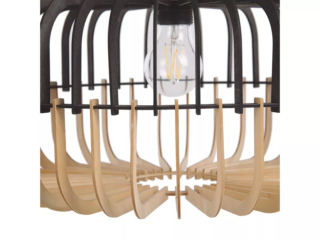 Lampe suspension SOUS Marron/noir