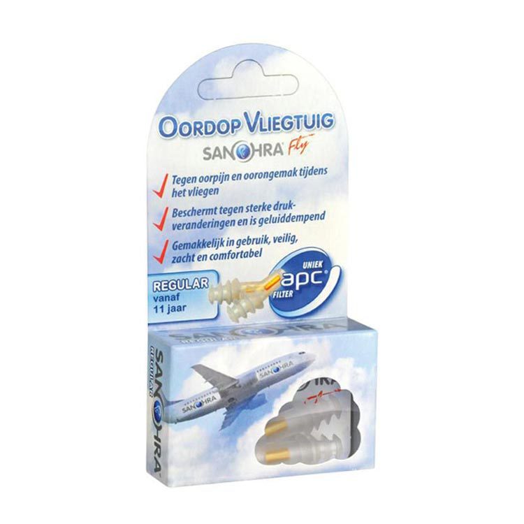 Sanohra Oordopjes vliegtuig volwassen 1pr