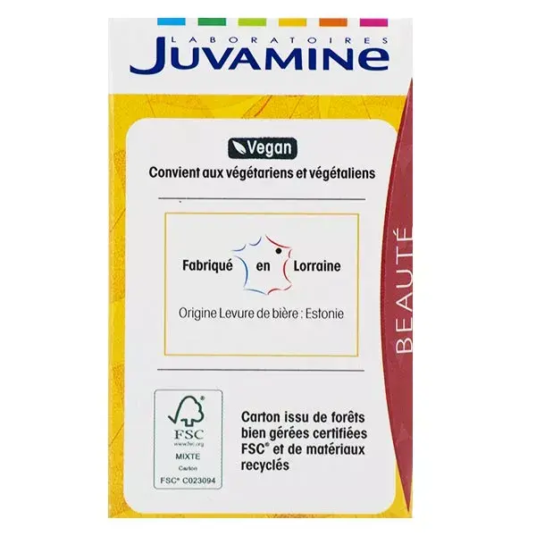 Juvamine Beauty Vitality Levedura de Cerveja 50 comprimidos