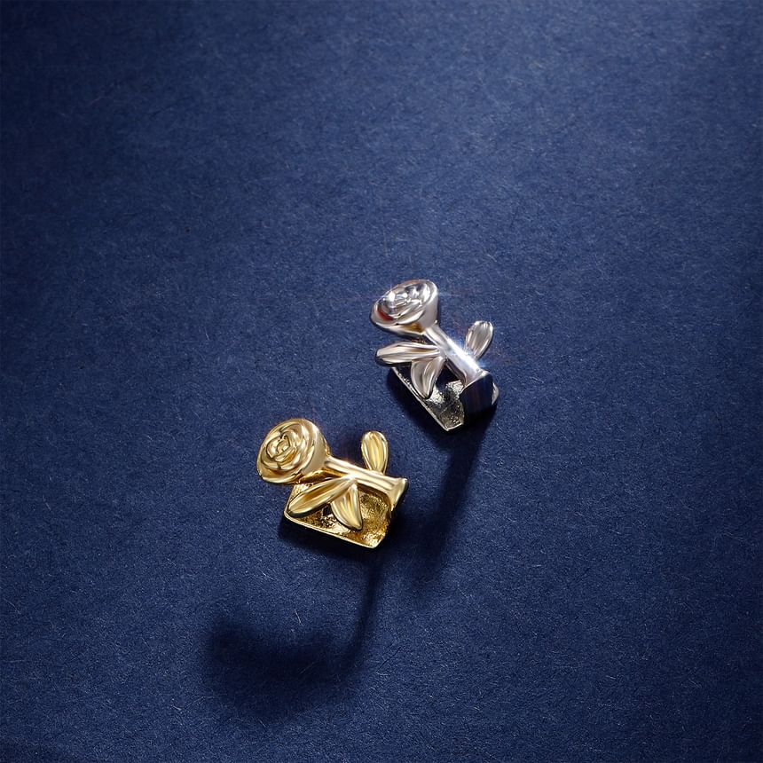 Miumi - Roos strass legering grills tand edelstenen