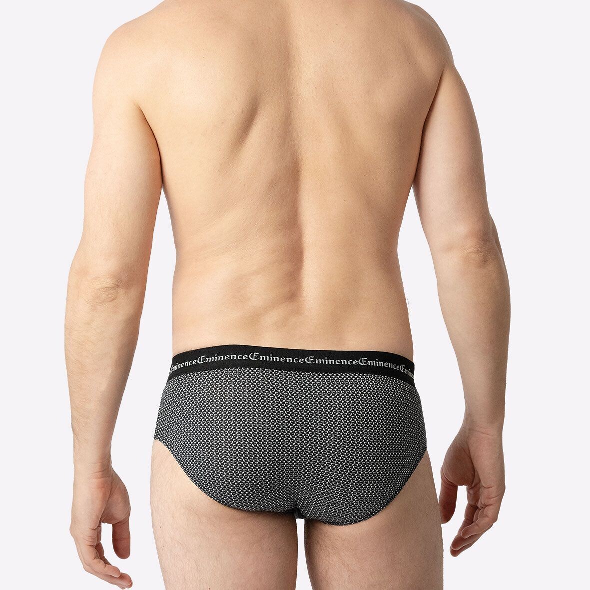 EMINENCE<br>Conjunto de 3 cuecas de cintura baixa com estampa comercial