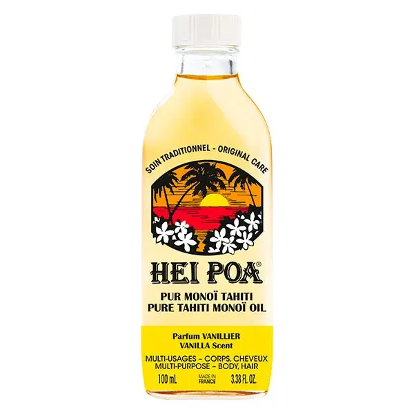 Hei Poa Pur Monoi de Tahiti Baunilha 100ml