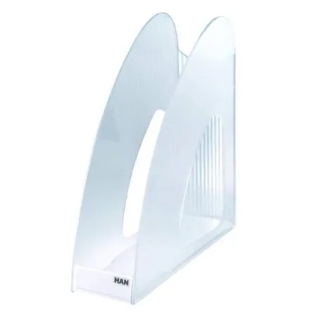 HAN Stehsammler TWIN, für Formate bis C4, 76 x 26 x 239 mm, transparent-klar