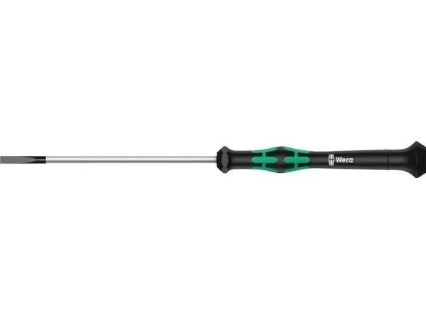 Wera 2035 elektronik-skruetrækker til lige kærv, 13 mm, 157 mm, 13 mm