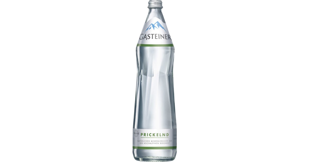 Gasteiner Mineralwasser prickelnd 1,0 Liter (Mehrweg)