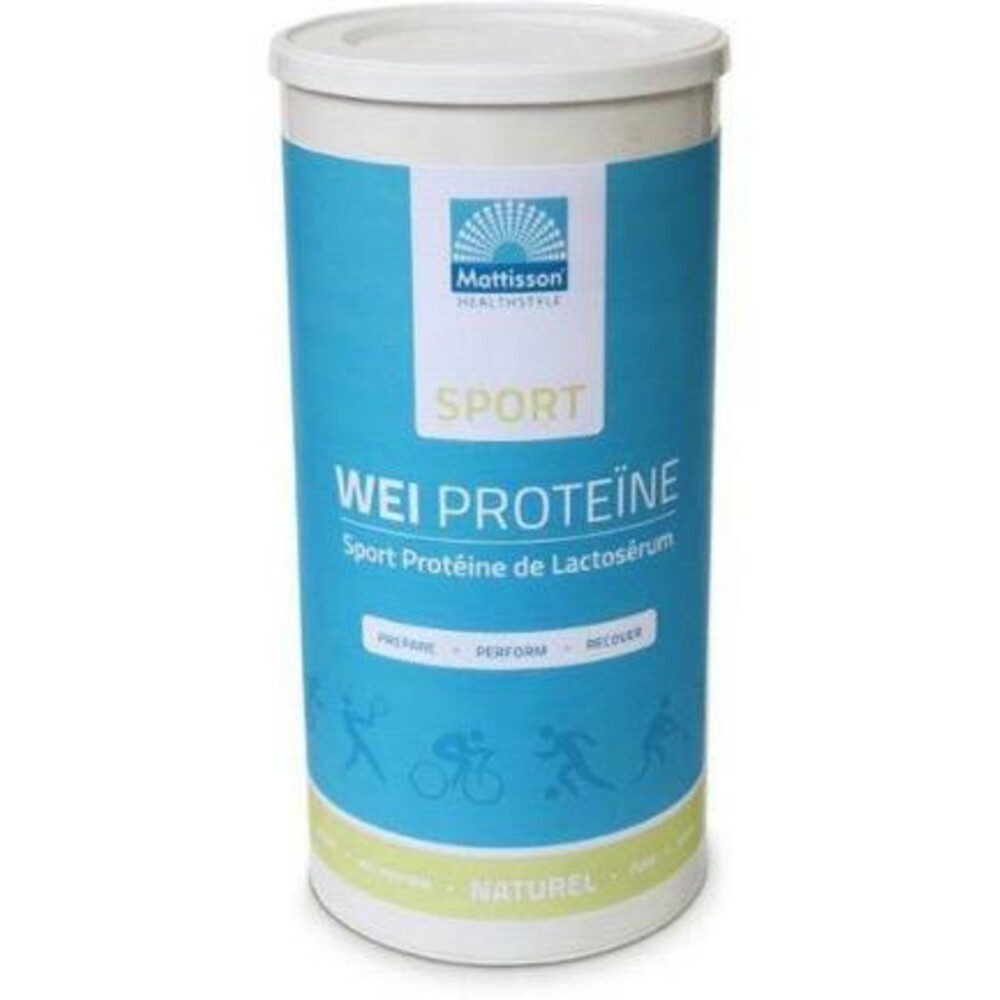 6x Mattisson Wei Protien Sport Naturel 450 gr