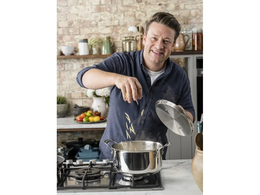 Tefal Jamie Oliver Cook's Classics kogegrejssæt, 4 dele, rustfrit stål