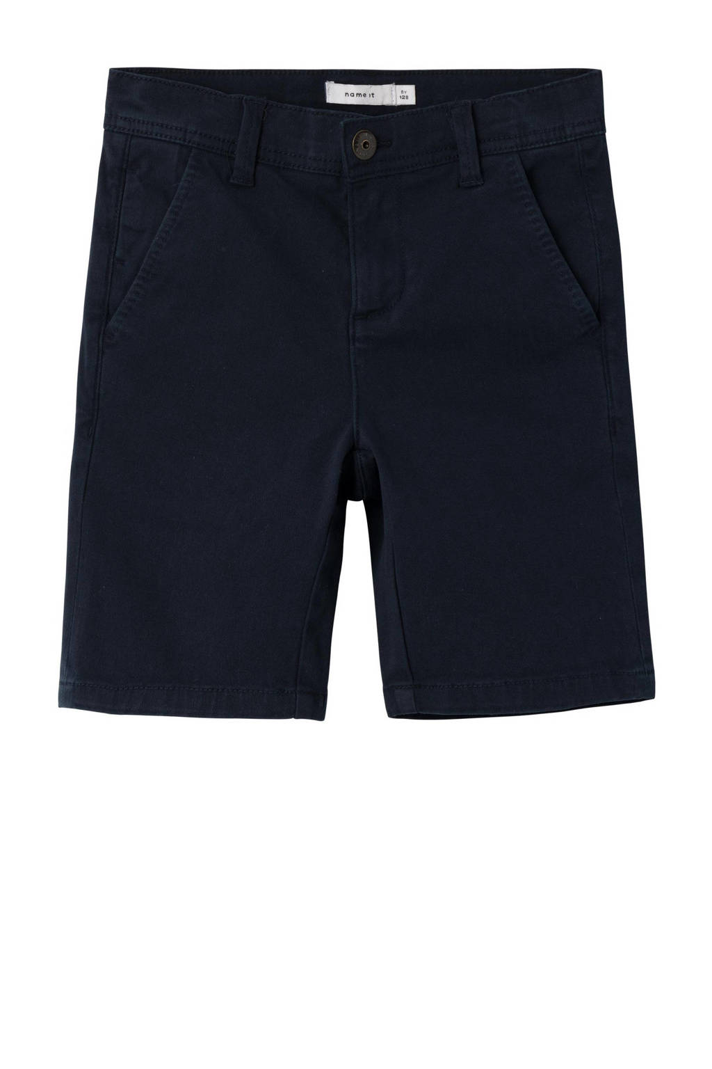 NAME IT regular fit chino short NKMSILAS donkerblauw